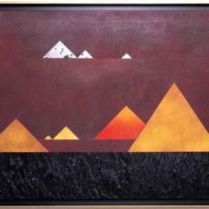 Dystopian Landscape No.  12 – Black Dunes Twilight